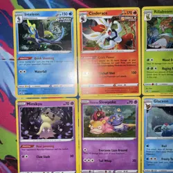 POKEMON TCG LOT OF 9 English SWSH Blk Star Promo Holo Foil Pokemon TCG Used Lot - Image 2