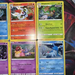 POKEMON TCG LOT OF 9 English SWSH Blk Star Promo Holo Foil Pokemon TCG Used Lot - Image 3