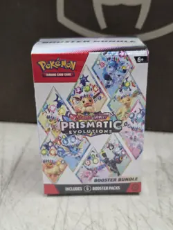 💎 Pokemon TCG Prismatic Evolutions Booster Bundle (6 Packs) – Factory Sealed - Image 1