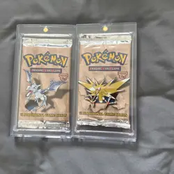 Lot Of 2Wizards of The Coast Pokemon Fossil Booster Pack Unweighed!!! 742818061599 - Image 1