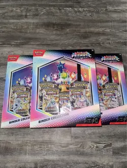 Pokemon TCG: Scarlet & Violet Prismatic Evolutions Binder Collection New Sealed - Image 1