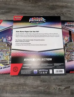 Pokemon TCG: Scarlet & Violet Prismatic Evolutions Binder Collection New Sealed - Image 3