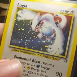 Pokemon TCG Lugia 9/111 Neo Genesis Holo MP - Image 4