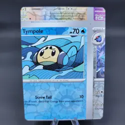 Pokemon TCG NFC Error Miscut Tympole 050/197 Reverse Holo Obsidian Flames - Image 1