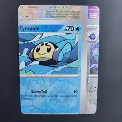 Pokemon TCG NFC Error Miscut Tympole 050/197 Reverse Holo Obsidian Flames - Image 3