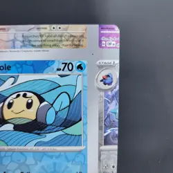 Pokemon TCG NFC Error Miscut Tympole 050/197 Reverse Holo Obsidian Flames - Image 5