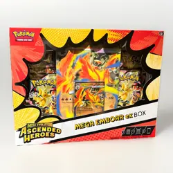Pokemon Mega Emboar ex Box Mega Evolution Ascended Heroes Box - Image 1