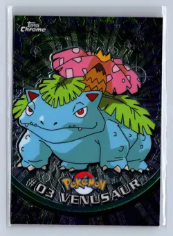 2000 Topps Chrome Pokemon Venusaur #03 - Image 1