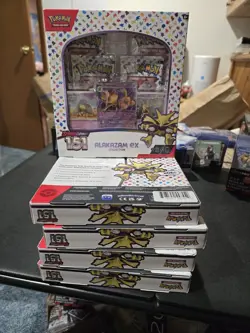 Pokemon TCG Scarlet and Violet - 151 Alakazam ex Collection Box x5 - Image 5