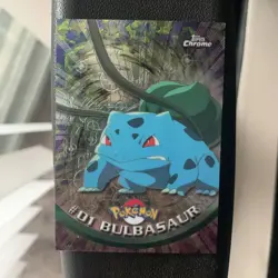 2000 Topps Chrome Pokemon T.V. Bulbasaur #1 NM - Image 1
