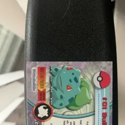 2000 Topps Chrome Pokemon T.V. Bulbasaur #1 NM - Image 5