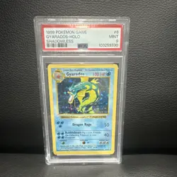 Pokemon Gyarados Holo Shadowless Base Set PSA 9 6/102 English Rare 1999 - Image 1