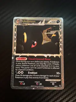 Umbreon (Prime) 86/90 Undaunted Holo TCG Pokemon Vintage - Image 1