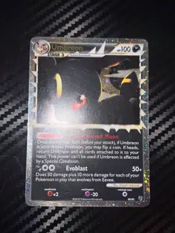 Umbreon (Prime) 86/90 Undaunted Holo TCG Pokemon Vintage - Image 2