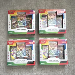 Pokemon TCG First Partner Illustration Series 1 Box Lot of 4 - Bulbasaur, Charm… - Image 1