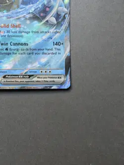 Blastoise ex 009/165 Pokemon TCG 151 Double Holo Rare English - Image 4