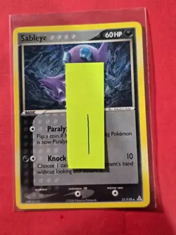 2006 Pokemon EX Holon Phantoms #31 Sableye, Rare, NF/H, cd1 - Image 3