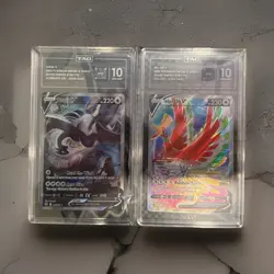 Pokemon Ultra Rare Graded Lugia V & Ho-Oh V 2022 Silver Tempest Full Art Lot TAG - Image 1