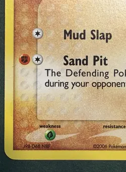 Pokemon Diglett 50/100 EX Crystal Guardians 2006 Reverse Holo Common Basic 50 HP - Image 4