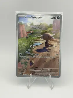 Pokemon TCG Paldean Wooper 102/094 Phantasmal Flames Illustration Rare Holo 60 … - Image 1