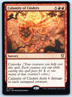 Calamity of Cinders - Commander: Bloomburrow - MTG - Near Mint - Image 1