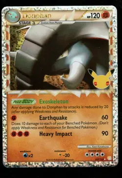 Pokemon Donphan (Prime) Celebrations: Classic Collection #107/123 NM - Image 1