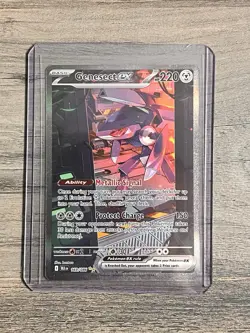 Pokemon TCG Genesect ex 169/086 Sv: Black Bolt Illustration Rare Holo 220 HP - Image 1