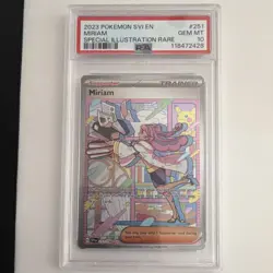 Pokemon Miriam Trainer Special Illustration Rare Holo PSA 10 251/198 SV01 2023 - Image 1
