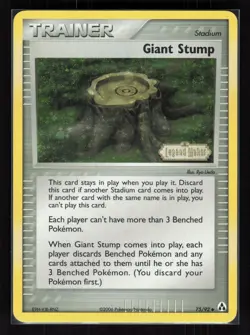 Giant Stump Reverse Holo Uncommon Pokemon Legend Maker 75/92 MP - Image 1