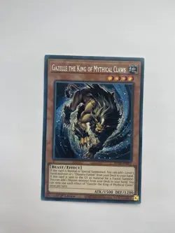Gazelle the King of Mythical Claws MP24-EN091 Parallel Secret Rare 1st Ed - Image 1