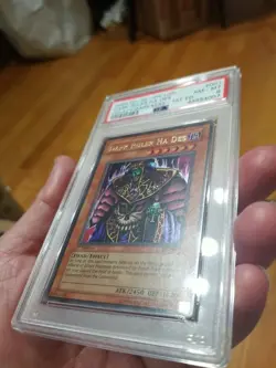 Yugioh Dark Ruler Ha Des LOD-001 1st Edition PSA 8 NM-MINT New Extremely Rare ! - Image 5