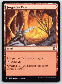 Forgotten Cave - Commander: Bloomburrow - MTG - Near Mint - Image 1