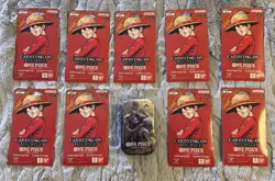 💥One Piece OP-13 LOT - Carrying on His Will (9) Sleeved Booster Packs (1) Tin - Image 2