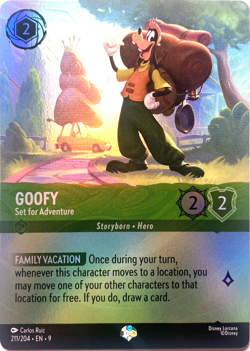Goofy Set for Adventure 211 - Fabled - Epic - Disney Lorcana - NM - Image 1