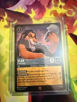 Scar – Finally King 175/204 – Legendary – Disney Lorcana Fabled - Image 1