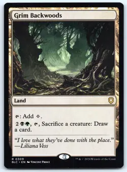 Grim Backwoods - Commander: Bloomburrow - MTG - Near Mint - Image 1