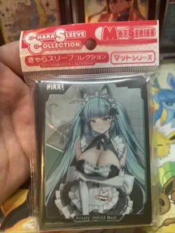 Chara Goddess of victory: NIKKE Privaty: unkind Maid sleeves 65 ct new sealed - Image 3