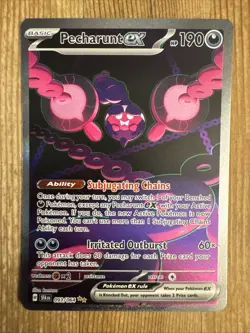 Pecharunt ex - 093/064 - SIR Shrouded Fable Pokemon Card Secret Rare NM - Image 1