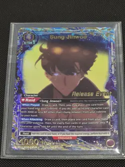 Sung Jinwoo (020) (R*) - UE17BT: SOLO LEVELING Release Event Cards (UE17BT_RE) - Image 1