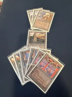 MTG - Magic The Gathering - 10 Card Lot Of Urza’s Lands - Chronicles - NP/LN! - Image 1