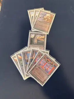 MTG - Magic The Gathering - 10 Card Lot Of Urza’s Lands - Chronicles - NP/LN! - Image 2