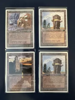 MTG - Magic The Gathering - 10 Card Lot Of Urza’s Lands - Chronicles - NP/LN! - Image 5