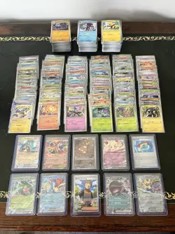 Pokemon TCG Mixed Lot - 2 Full Art, 7 Ex, 92 Holo/Reverse & 400+ Bulk Cards NM - Image 1