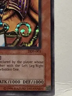 EXODIA THE FORBIDDEN ONE - DDS-003 - Prismatic Secret Rare YuGiOh Promo Card - Image 3