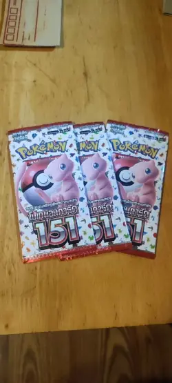 Pack Pokemon AA Card 151 Scarlet & Violet sv2a Sealed Thai Unopened New Game - Image 2