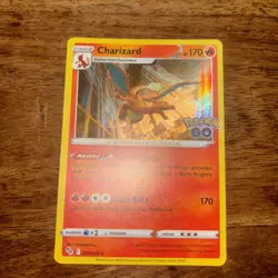 Pokemon Go TCG Charizard Holo 10/78 Card English - Image 1