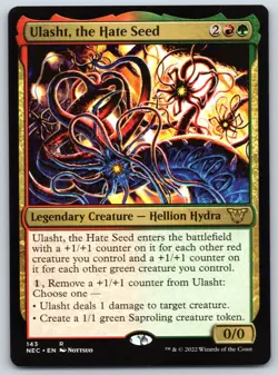 Ulasht, the Hate Seed - Commander: Kamigawa: Neon Dynasty - MTG - Near Mint - Image 1