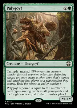 MTG Polygoyf, NM-Mint, English Commander: Modern Horizons 3 - Image 1