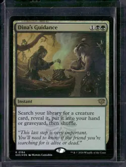 Dina's Guidance - 184 - Foil - SOS - NM - MTG Magic the Gathering - Image 1