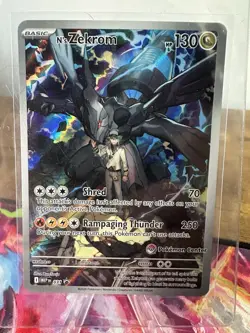 Pokemon N’s Zekrom Pokemon Center Exclusive ETB Stamped Promo 031 - Image 1